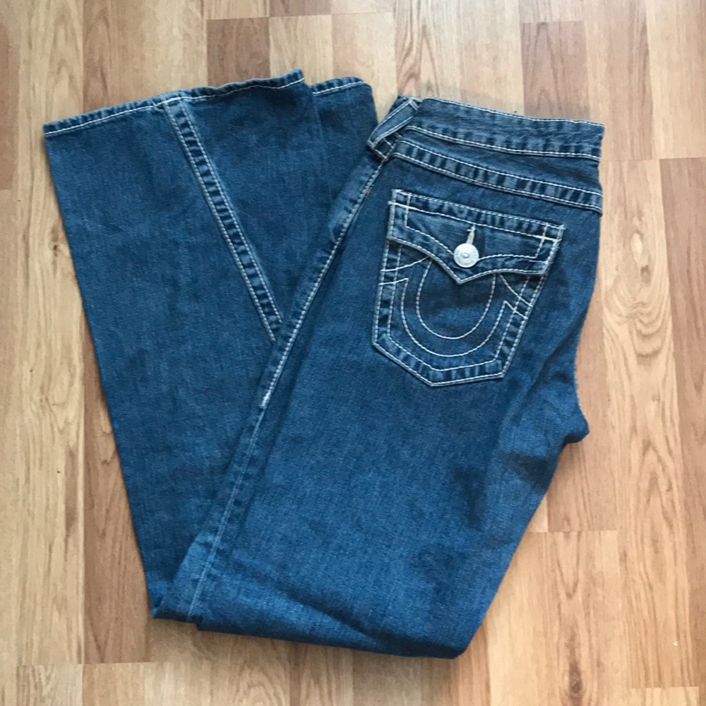 True religion mega flare Joey denim jeans